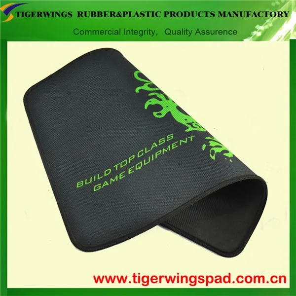 customized anti slip rubber base microfiber blank computer game mouse pad