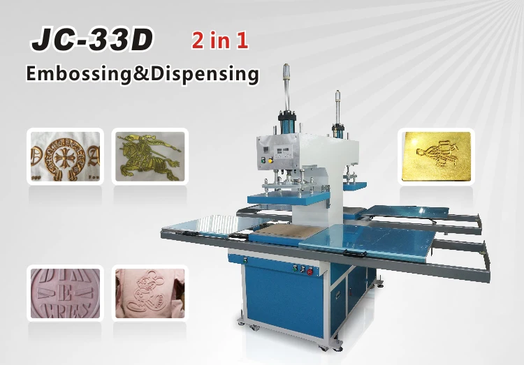 Factory Directly Sale Textile Heating Embossing Machine For Tshirts