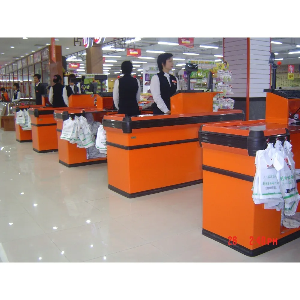 Modern Retail Store Wooden Cash Counter Design Buy High Quality