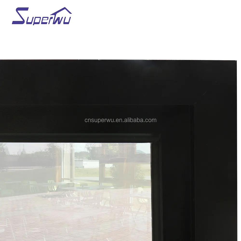 Customized products  White arch aluminum fixed window