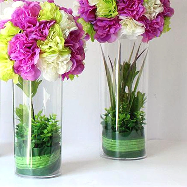 Hot Sale High Quality Clear Plastic Vases For Wedding Buy Clear