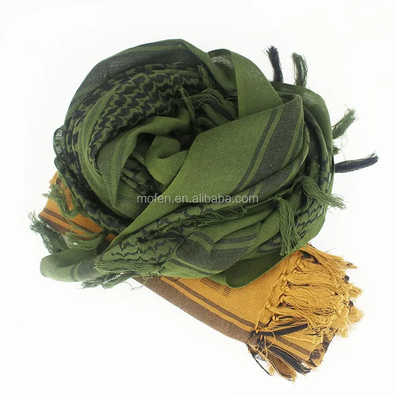Оливковый шарф. Платок оливкового цвета. Зелёный арабский шарф. Кашне оливкового цвета.