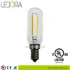 Newest 2200kK-5000K led filament lamp, 360 degree dimmable base E14 B15 tubular led filament bulb