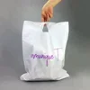 custom printed logo handle high quality plastic shopping bag for china factory