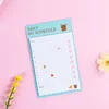 Eco-friendly Cheap customized Schedule Marker sticky notes to do list notepad