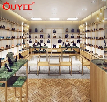 Retail Store Furniture Shoes Showroom Names Footwear Lady High Heels Showroom