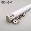Anodized surface round aluminum profile for 8mm 10mm 12mm 16mm flexible led strip