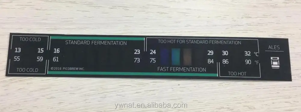 Fermometer Adhesive Type Fermentor LCD Thermometer Homebrew Beer Brewing L1A3 
