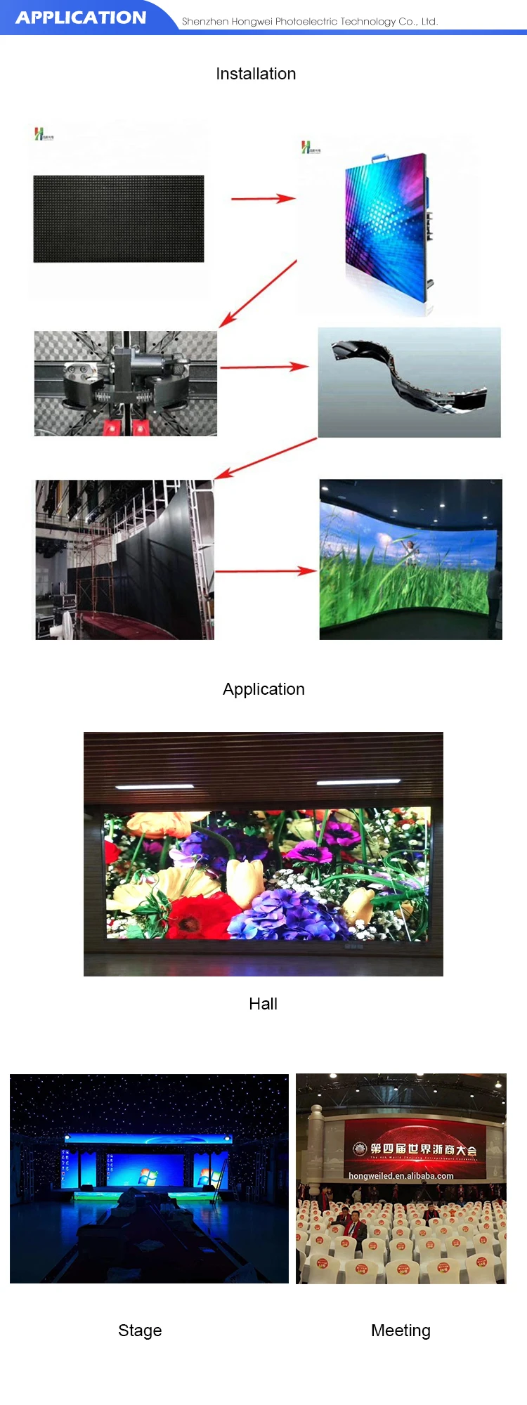 full color led screen