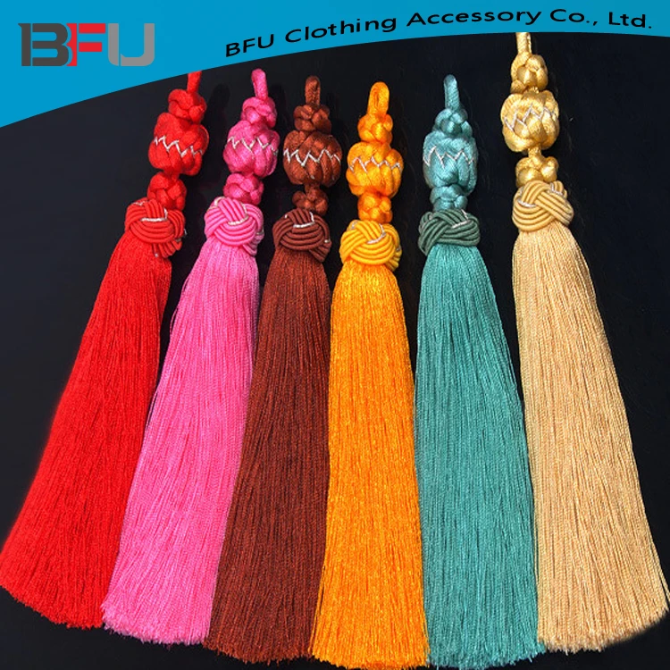 Factory Wholesale Long Silk Tassel Long Red Tassel Buy Tassel Trim