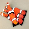 Hot Selling Mens Wholesale Handmade 100% Silk Print Fabulous Novelty Clownfish Self Tie Bow Ties