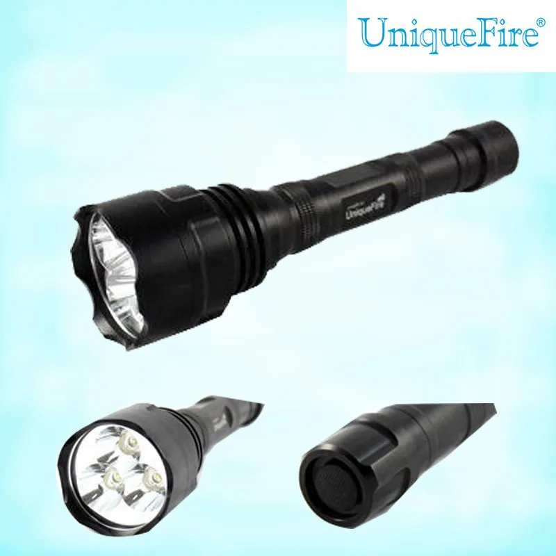 UniqueFire 720lumens aluminum flashlight telescopic clear police led flashlights