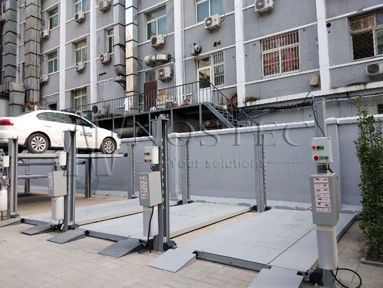 4 post car parking lift