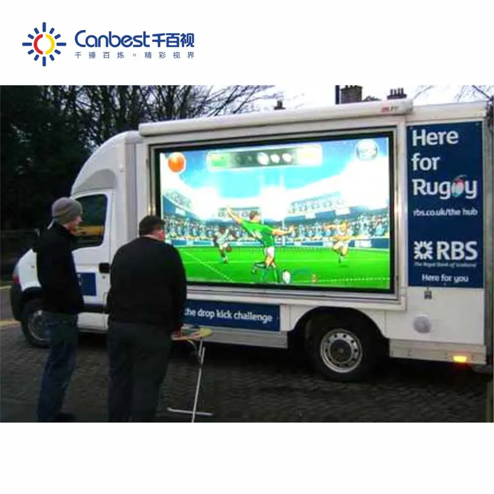 7500nits High Refresh Rate Large Portable Outdoor P10 Advertising