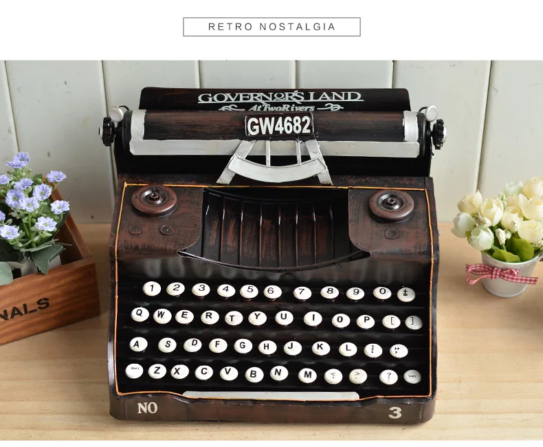 Vintage Metal Home Decor Antique Typewriter Model Buy Antique