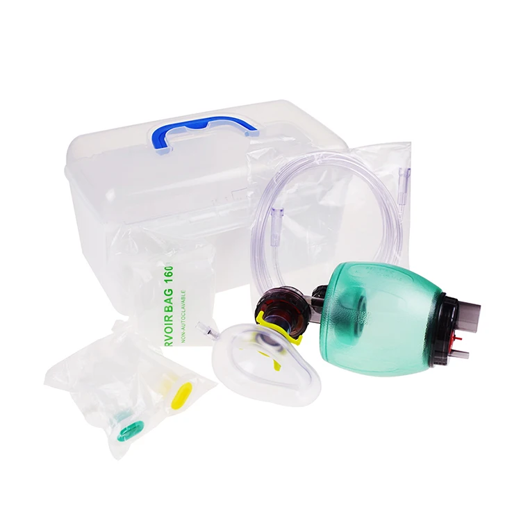 Disposable Pvc Neonatal Infant Adult Manual Oxygen Resuscitator Ambu