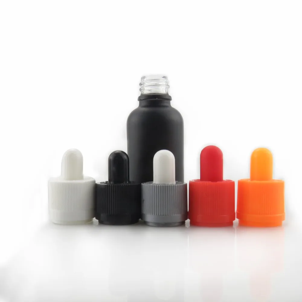 50ml 100ml Matte Black Color Frosted European Essential Oil Glass