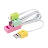 2019 China Popular multi in 1 Cell Building Block Charger Portable USB Charging Data Sync Cable