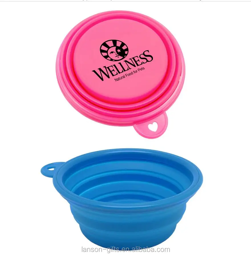 Bpa Free Food Grade Foldable Travel Camping Bowl Pet Travel Bowl