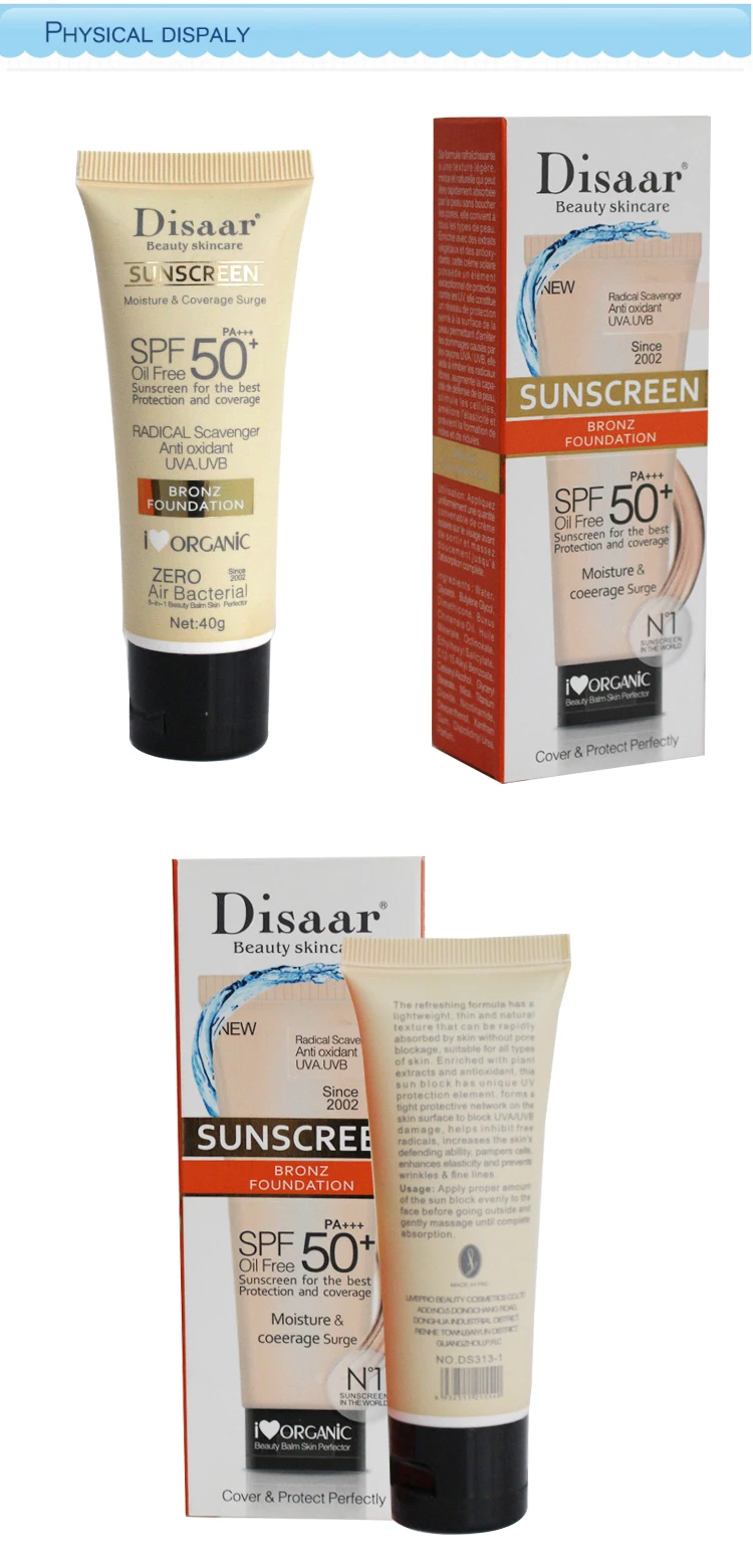 Disaar Spf 50 Sun Protection Anti Aging Moisturizer Organic Sunscreen Cream For All Skin Buy