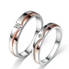 Lifelong Commitment Love Ring 925 Sterling Silver Couple Rings With Zircon