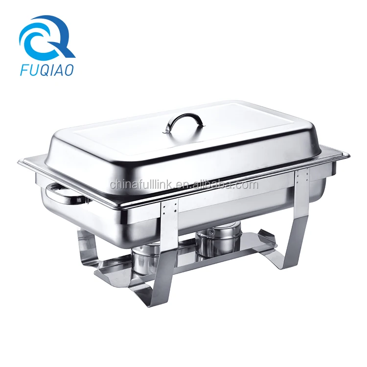 Rectangle Stainless Steel Decorative Fancy Chafing Dish For Hotel