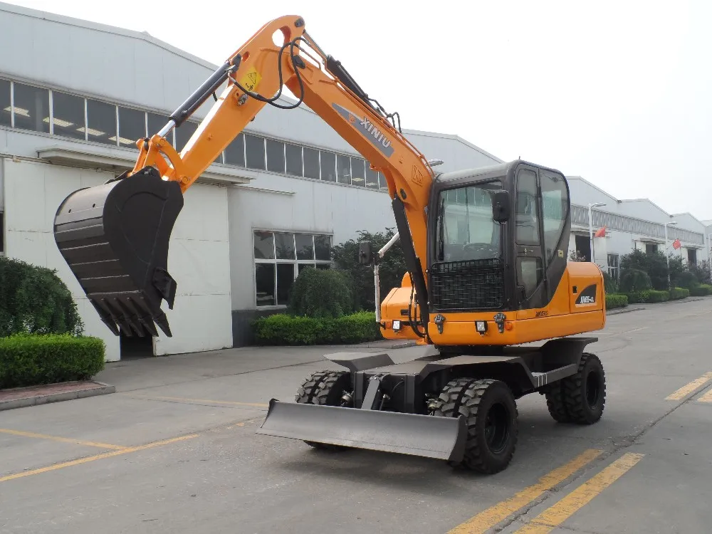 Wheel Excavator 6 Ton 8 Ton 9 Ton Tyre Excavator For Sale,Mini Wheel