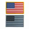 Customized Size PVC Rubber Morale Patch USA American Flag Soft Rubber PVC Label