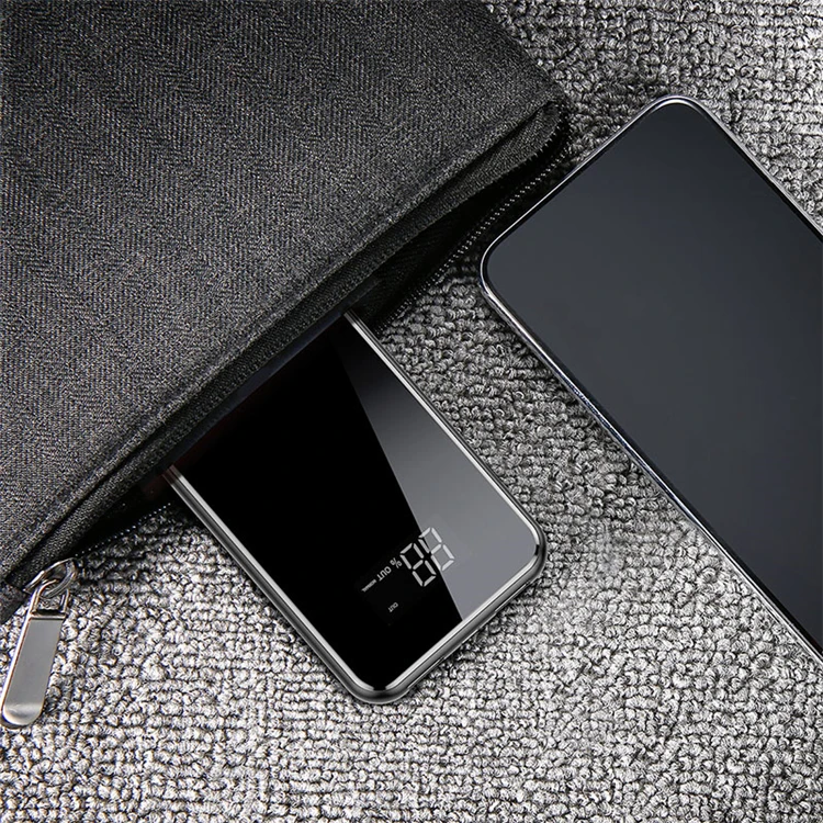 Baseus Universal 8000mAh Dual USB Power Bank Battery Charger Case Wireless Charging For Mobile Phone Power Banks - ANKUX.COM