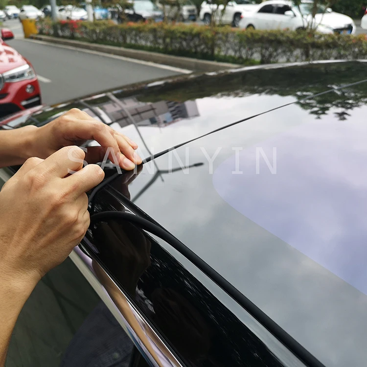 Sunroof Seal for Tesla Model 3, 100% Silicone Rubber, Wind Noise Reduction, Dustproof