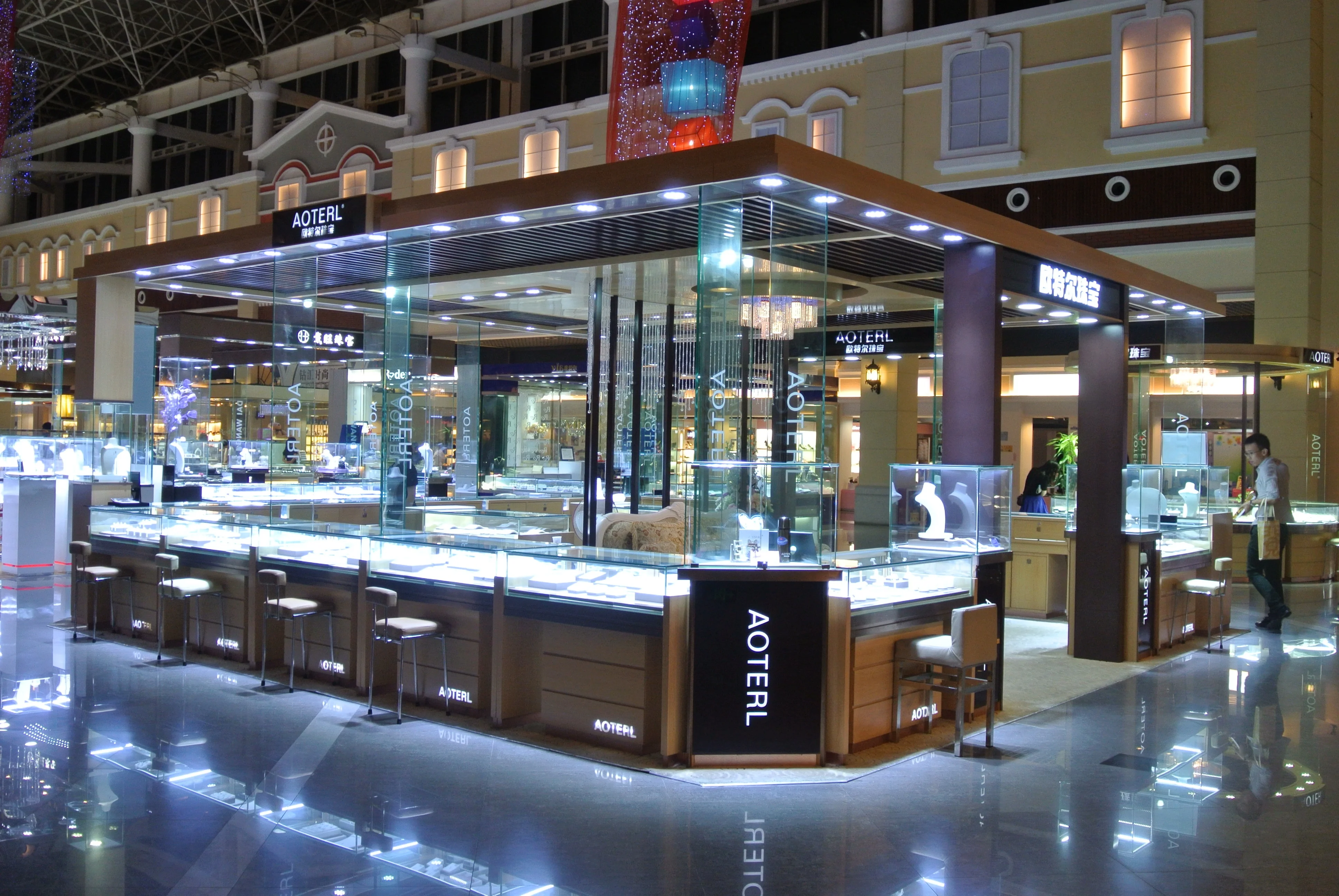 Earring/ring Retail Plexiglass Display Commercial Display