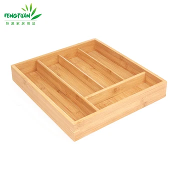 Hot Sale Cheap Bamboo Kitchen Drawer Cutlery Organizer Tray Buy