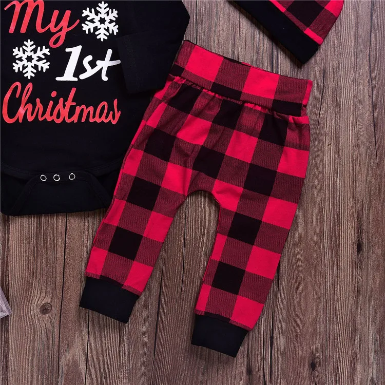 Cheap Newborn Romper Baby Clothes Wholesale Baby My First Christmas