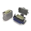 HE-010 Combination Inserts 10 pin Side Entry Bulkhead Mounted Housings Industrial Automotive 5 pin heavy duty connector