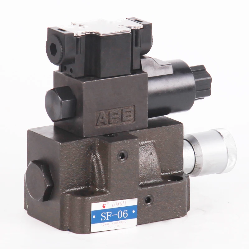 Sf06 Yuken Type Solenoid Operated Hydraulic Flow Control Valve Buy