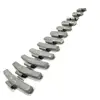 Steel clip on wheel balance weights for steel rim