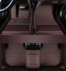 Customized high quality PVC non-slip washed leather 3D 5D car floor mat