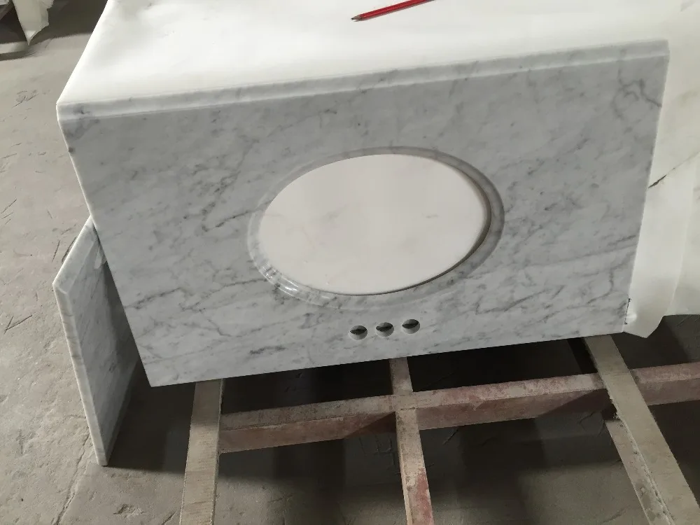 White Marble Countertop Vanity Top,High Quality White Marble Countertop ...