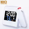 KH-CL066 KING HEIGHT Automic Weather Station Alarm Desk Radio Controlled Clock with Moon Phase