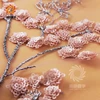 Sequin Simple and Generous Pink Folding Fabric