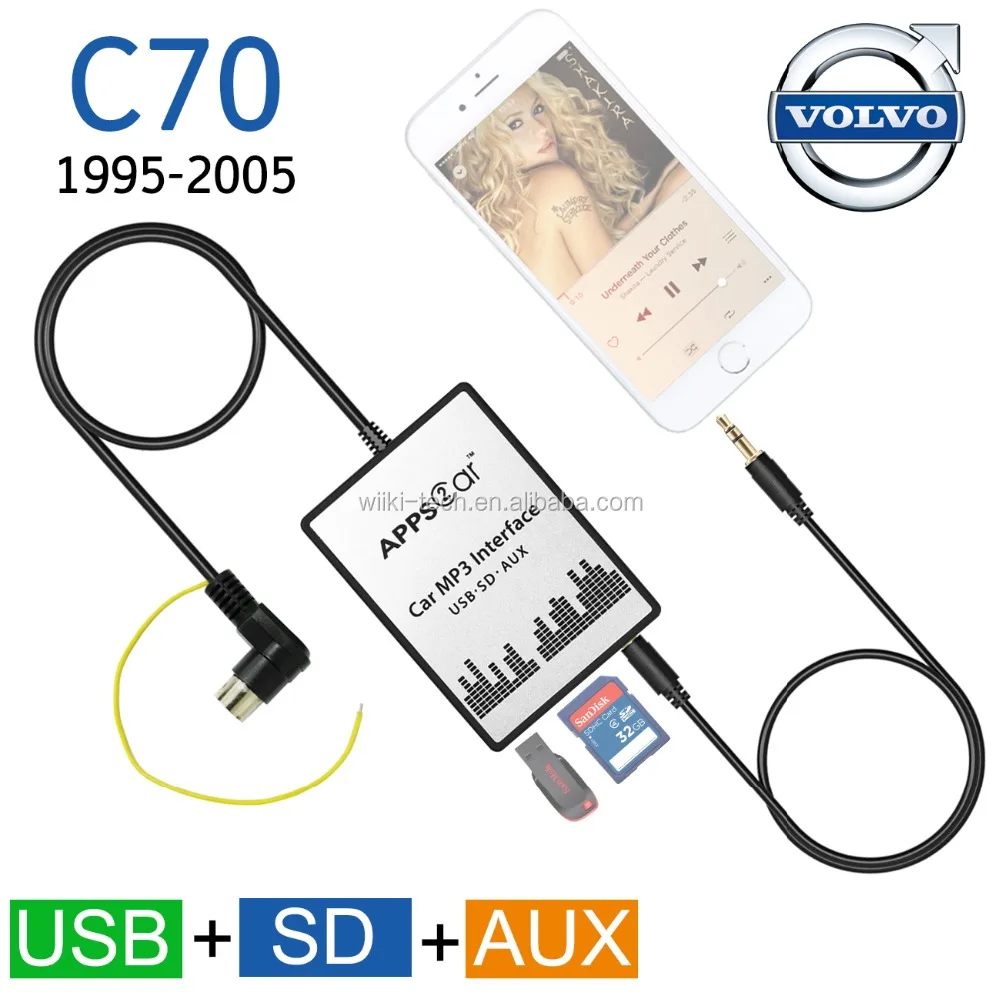 Car Digital Cd Changer Audio Usb Sd Mp3 Car Interface Adapter With