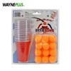 Pad Printing Good Quality Partypong Beer Ping Pong Ball Game Set