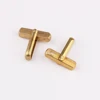 custom high end cufflinks track with lock catch cufflink findings