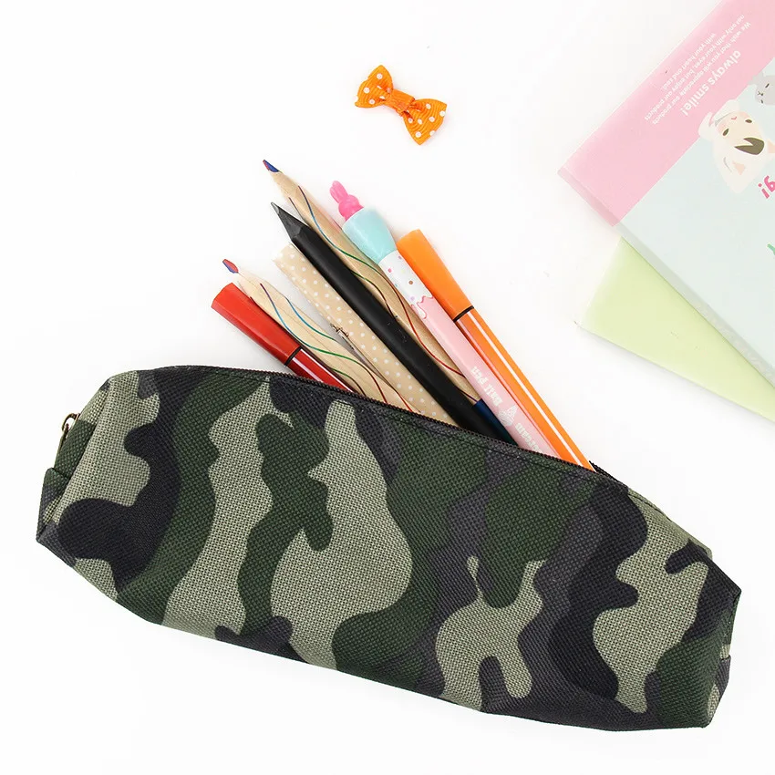 RnemiTe-amo Deals！Pencil Case Boys Girls Camouflage School