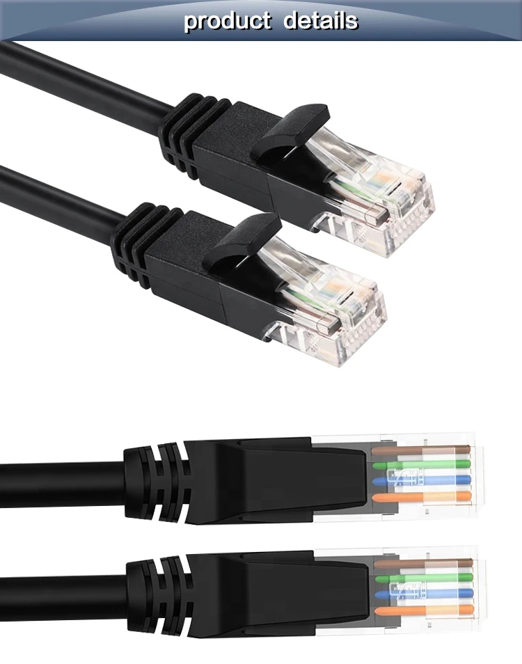 Wholesale Copper Custom Meter Cat6 Utp Patch Cable Braided