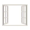 Aluminum Frame Tempered Glass Casement Architectural Window Drawing Prices