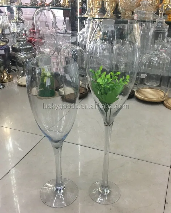 Lhp033 New Arrival Luckygoods Selling Clear Glass Floor Vase