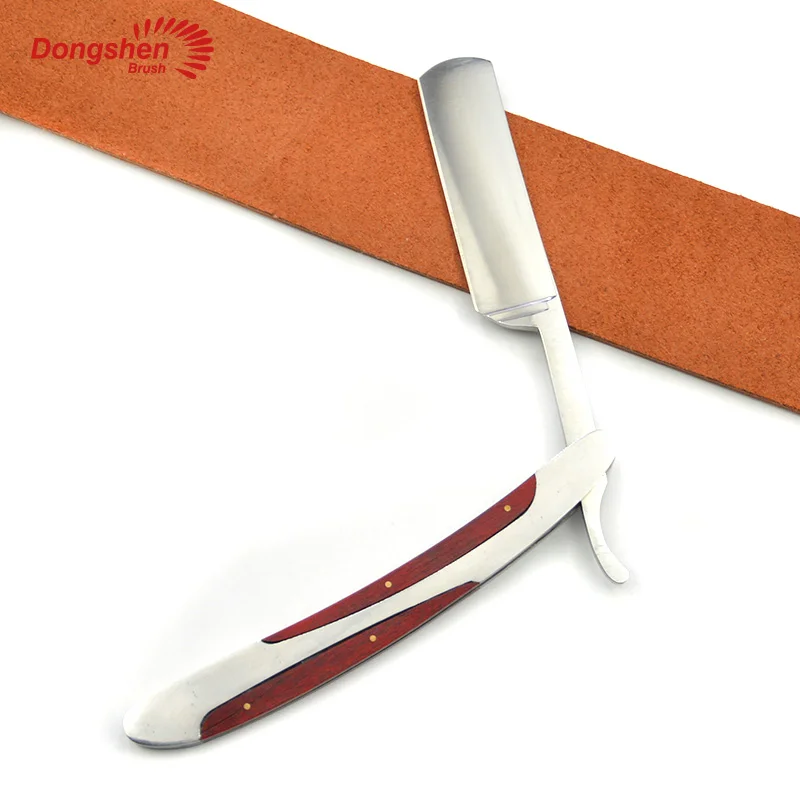 barber razor blade salon razor ,wood handle barber shaving