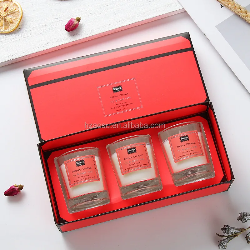 Three Scented Candle In Gift Box Buy Candle In Gift Box,Candle In A