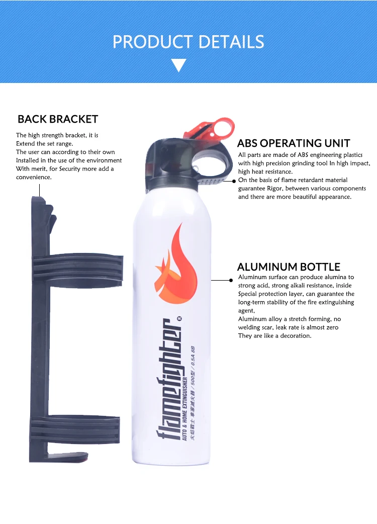 500g Car Type  Fire Extinguisher